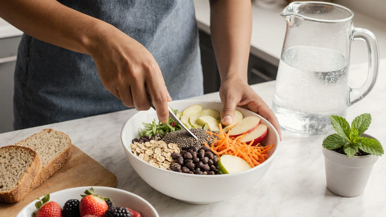 Fiber's Role in Controlling Chronic Diarrhea: Foods to Eat & Avoid