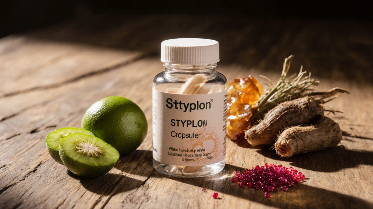 Styplon vs Alternatives: Indian Gooseberry, Sarsaparilla, Lodh Tree, Red Coral Compared