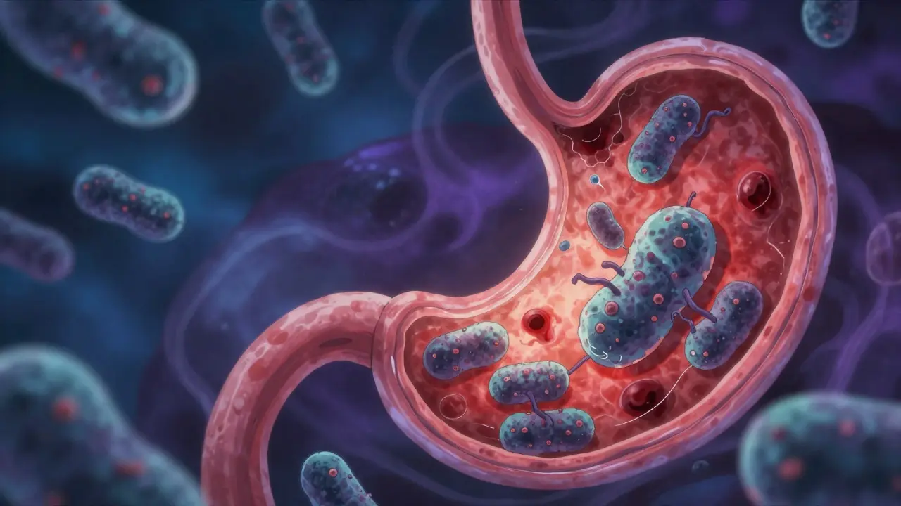 Peptic Ulcer Disease: Causes, Antibiotics, and Acid-Reducing Medications